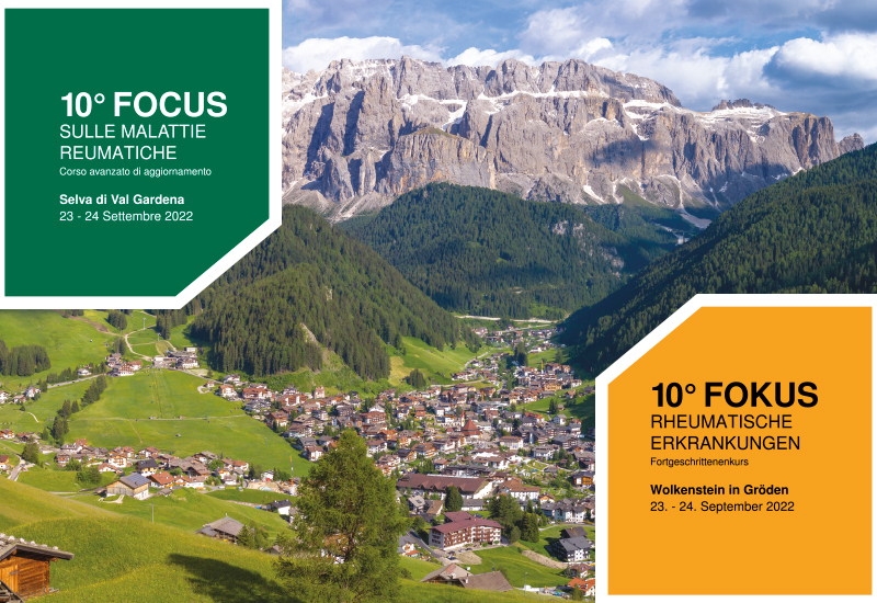 10° FOCUS SULLE MALATTIE REUMATICHE - Corso avanzato di aggiornamento